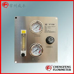 LZ series  purge set glass tube flowmeter high accuracy [CHENGFENG FLOWMETER]  permanent flow valve good service stainless steel panel